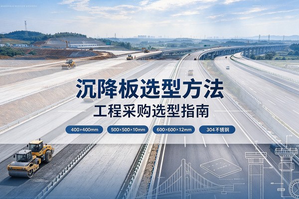 广阳沉降板选择方法