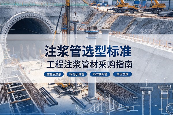 广阳注浆管选型标准
