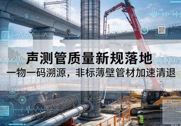 广阳声测管质量新规落地，一物一码溯源，非标薄壁管材加速清退