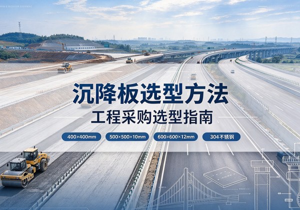 广阳沉降板选择方法